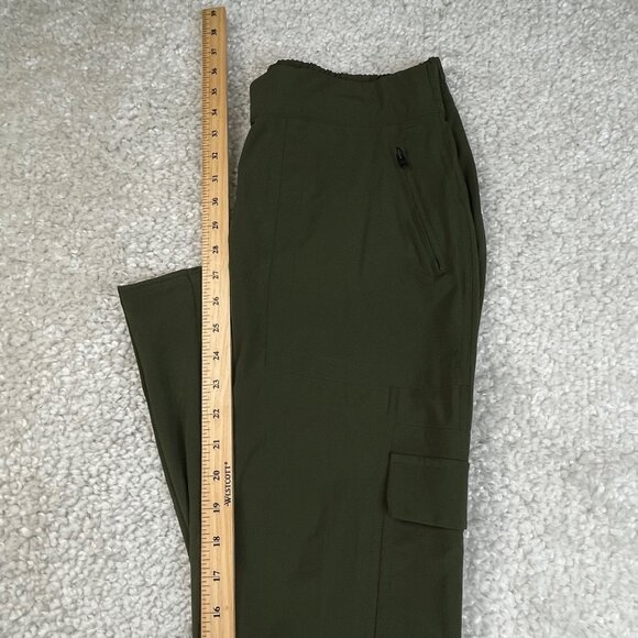 Athleta Chelsea Cargo Pant Olive Green Hiking Outdoors - Picture 8 of 9